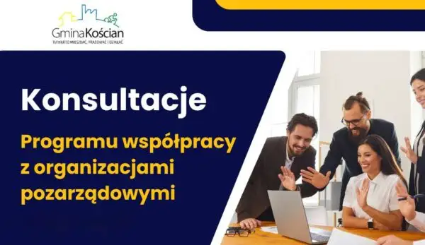 Gmina Kościan konsultuje program współpracy z NGO na 2027 rok