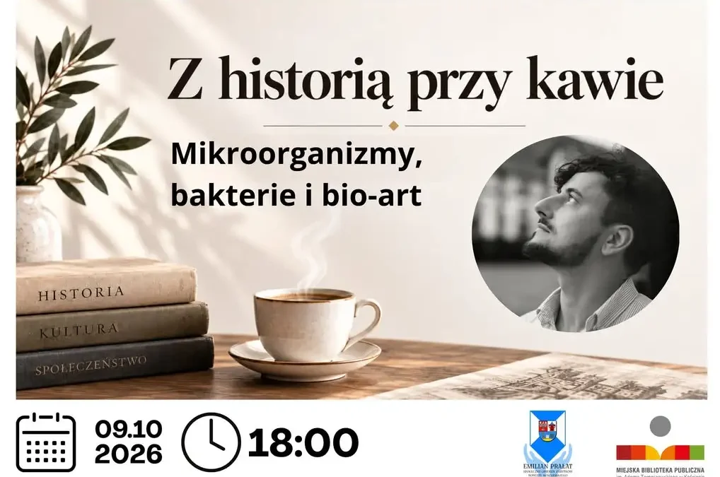Miejska Biblioteka Publiczna w Kościanie zaprasza na wykład „Mikroorganizmy, bakterie i bio-art”
