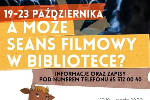Noc Bibliotek w Kościanie: seanse filmowe dla grup przedszkolnych i wczesnoszkolnych