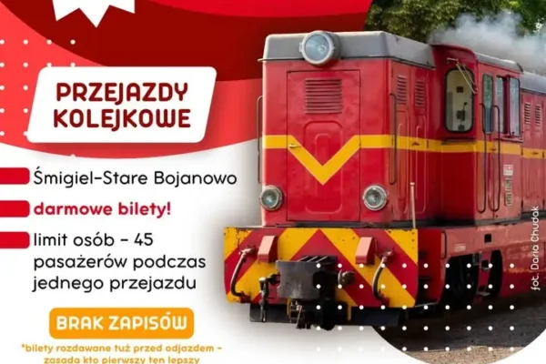 Śmigielska Kolej Wąskotorowa zaprasza na bezpłatne przejazdy w złotej jesieni