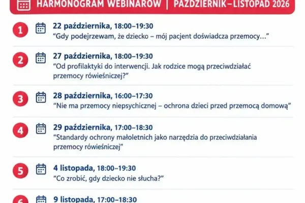 Kościan: bezpłatne webinary o ochronie dzieci przed przemocą