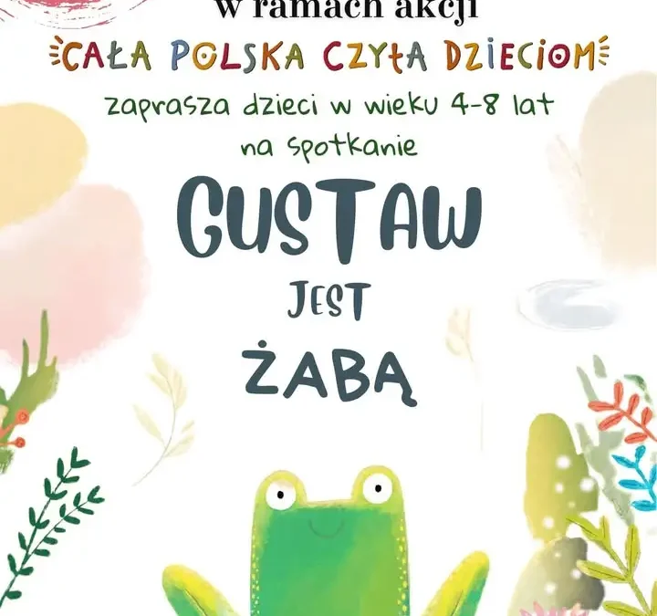 Biblioteka w Kościanie zaprasza dzieci na spotkanie z cyklu „Cała Polska czyta dzieciom”
