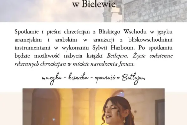 „Spotkanie z Betlejem” w Bielewie – muzyka chrześcijan Bliskiego Wschodu